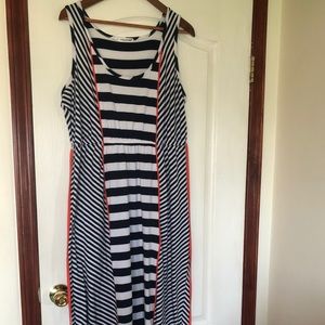 Maurice Striped Maxi Dress